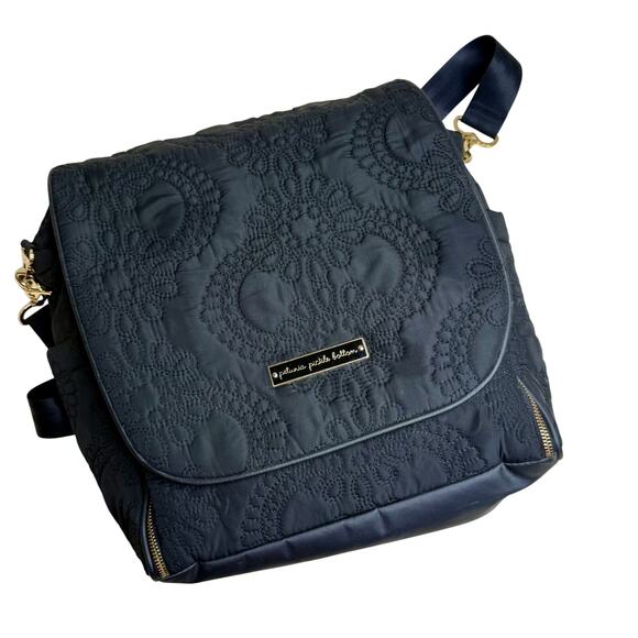 Petunia Pickle Bottom Handbags - PETUNIA PICKLE BOTTOM Central Park North Boxy Backpack Black